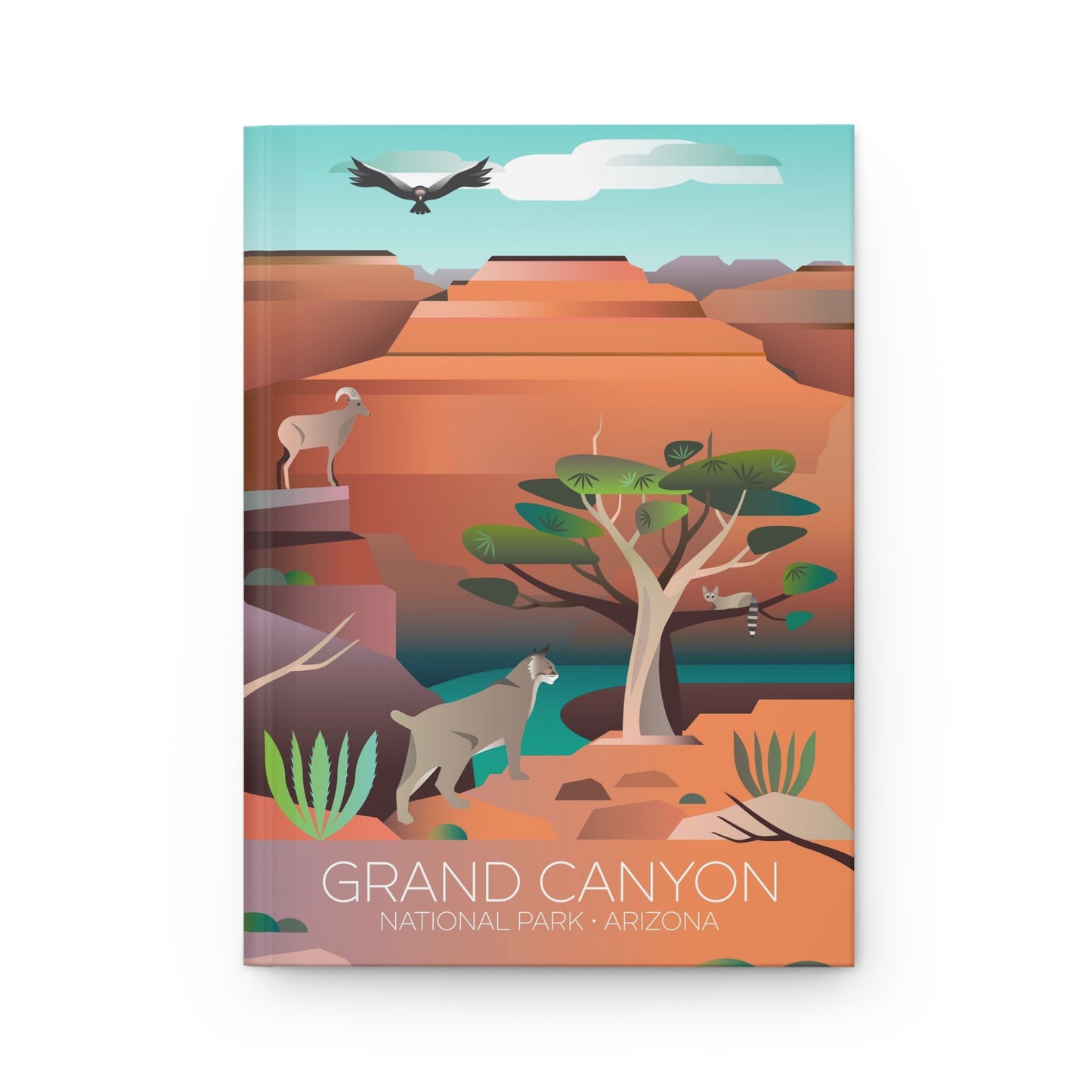 Grand-Canyon-Nationalpark-Hardcover-Tagebuch