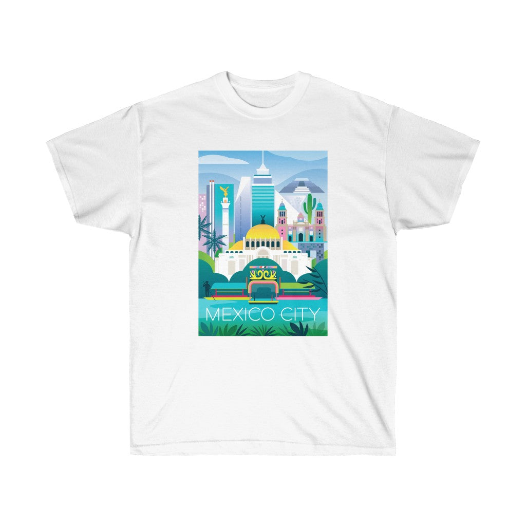 MEXICO CITY Unisex-T-Shirt aus Ultra-Baumwolle