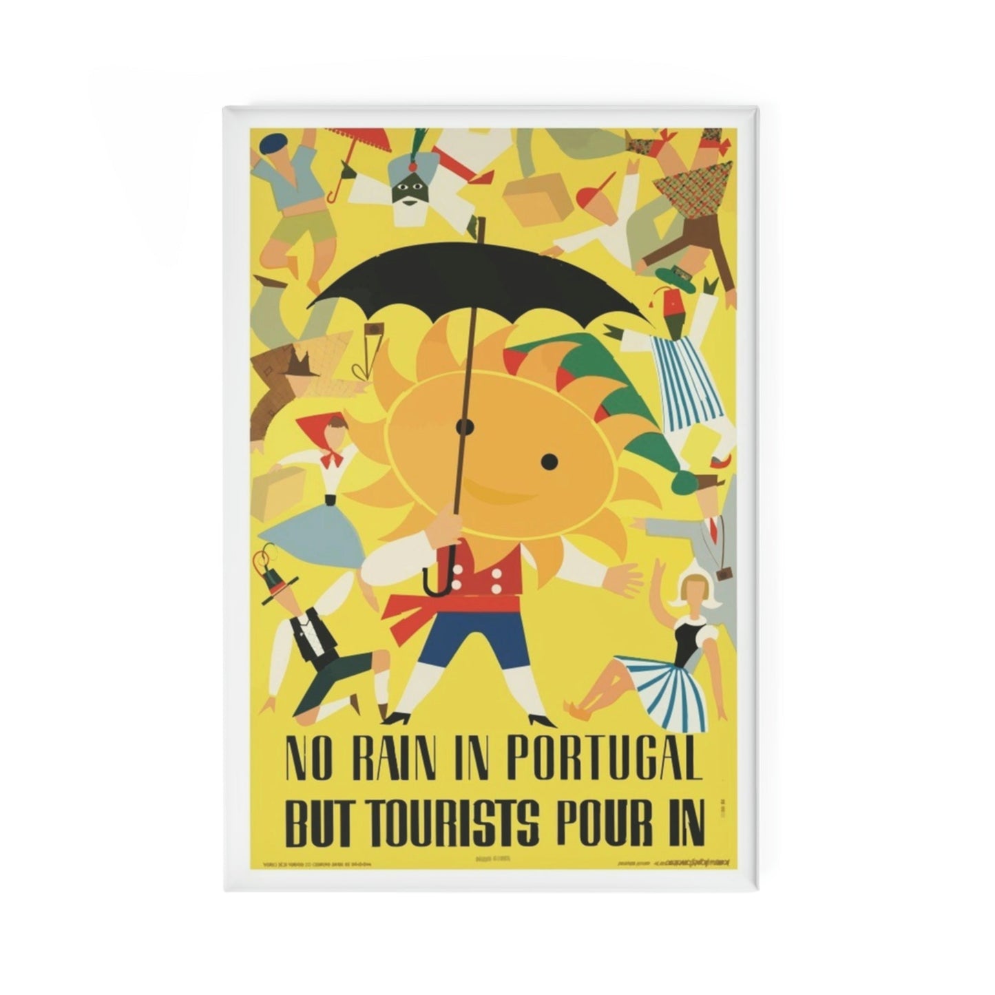 Kein Regen in Portugal Magnet
