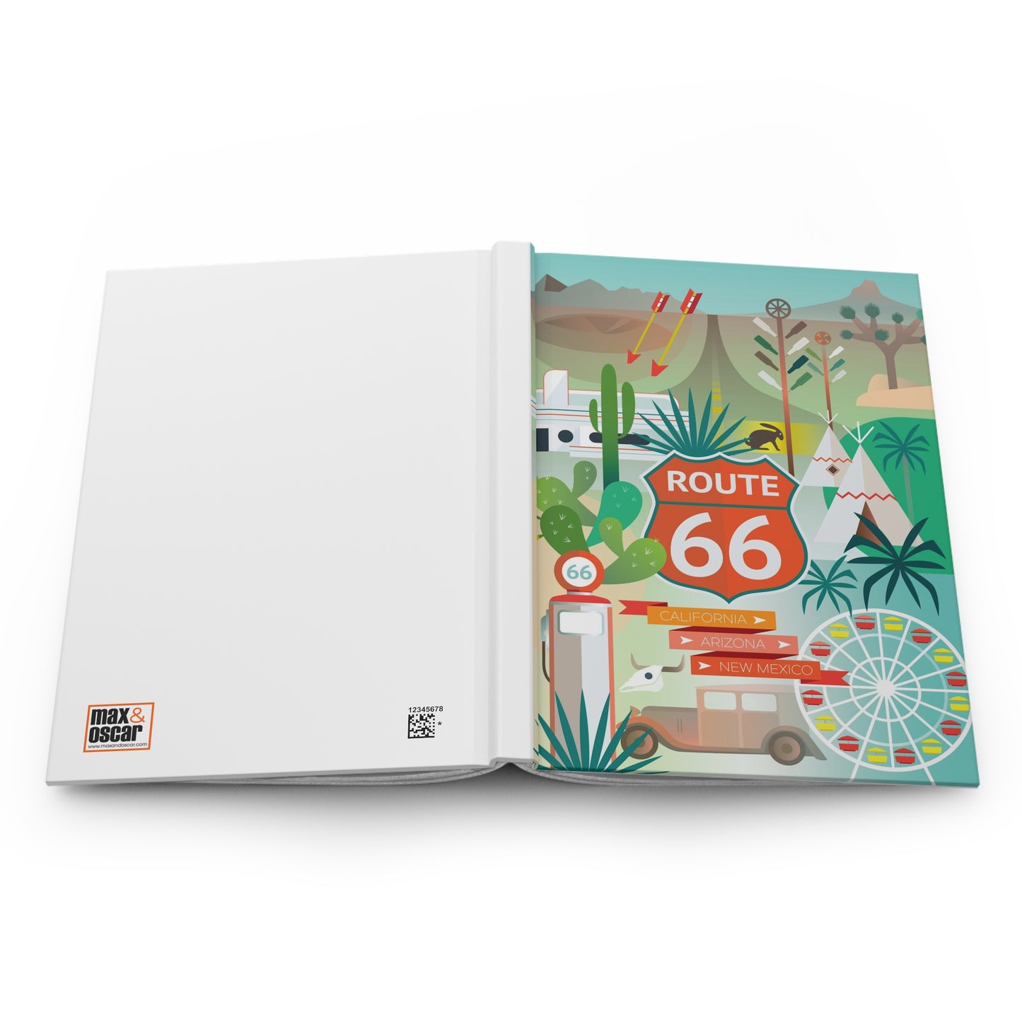 Route 66 Hardcover-Tagebuch