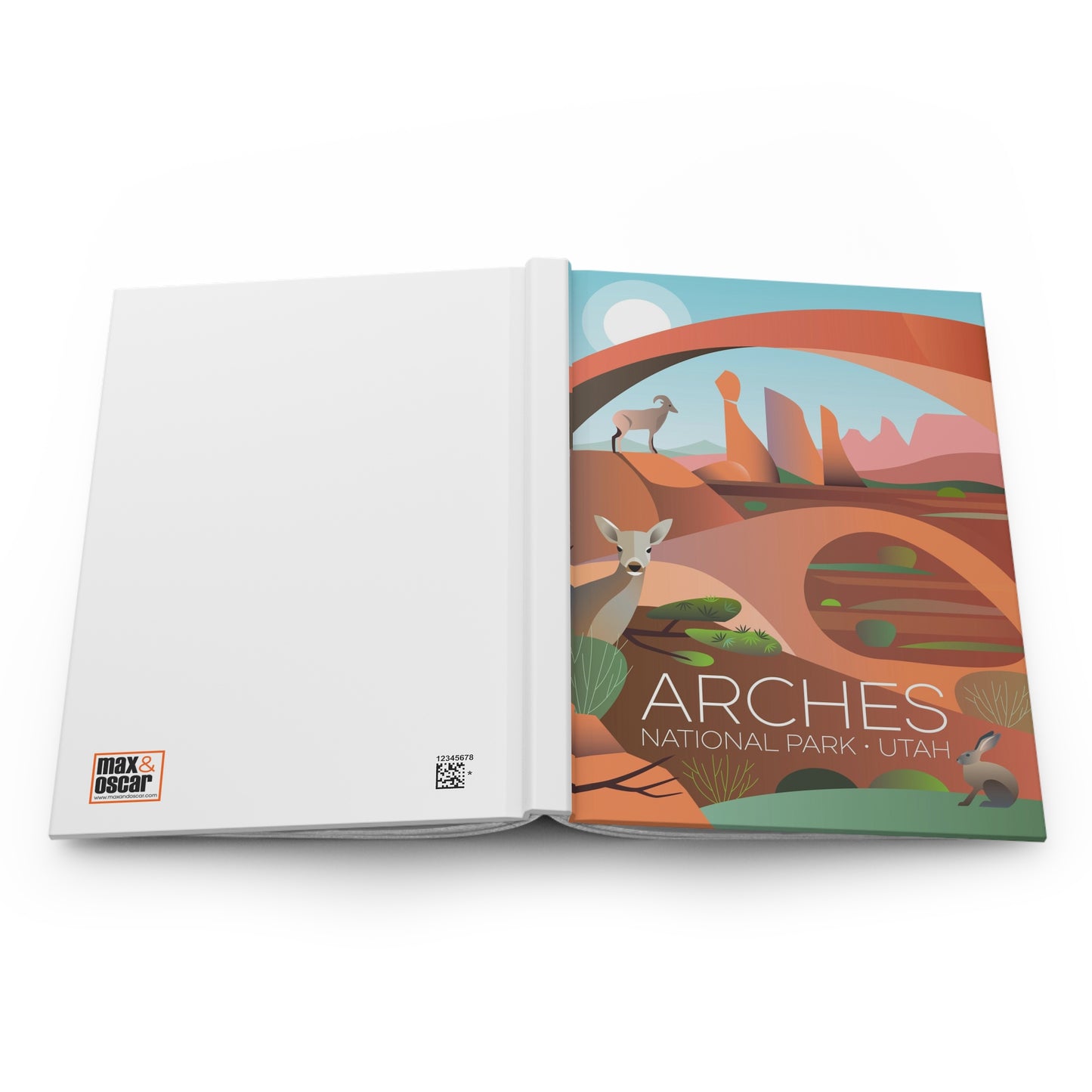Arches-Nationalpark-Hardcover-Tagebuch