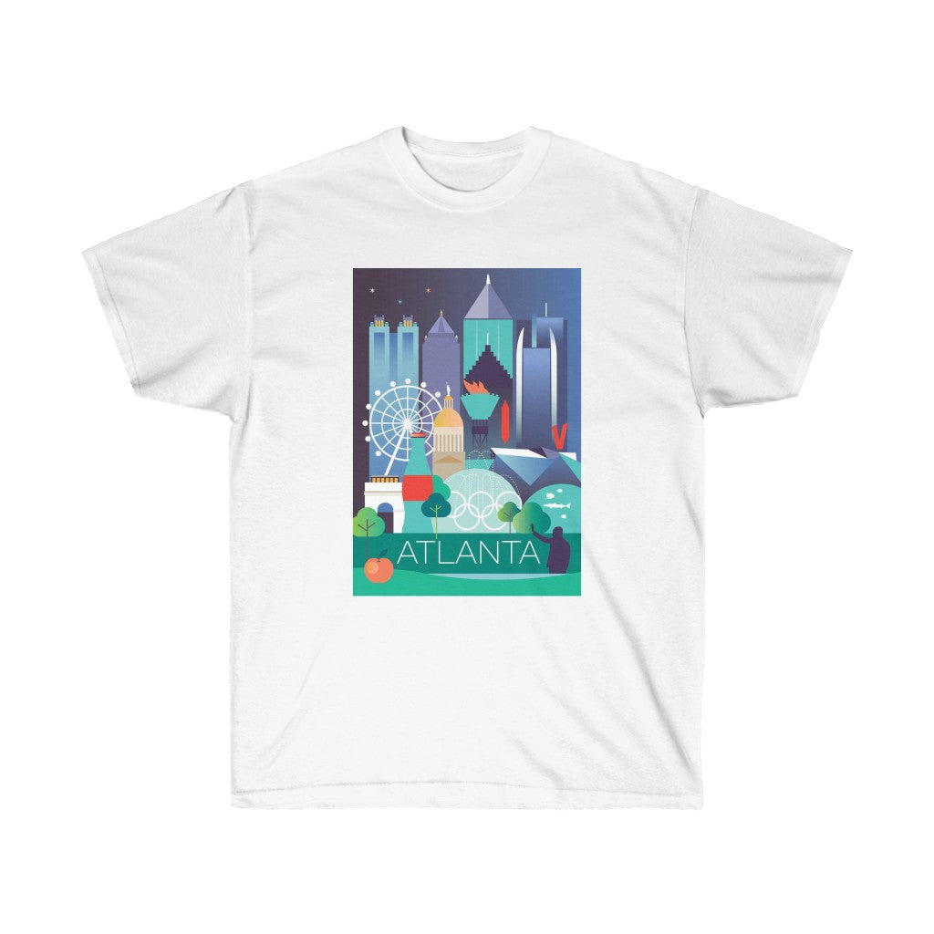 ATLANTA T-SHIRT EN ULTRA COTON UNISEXE