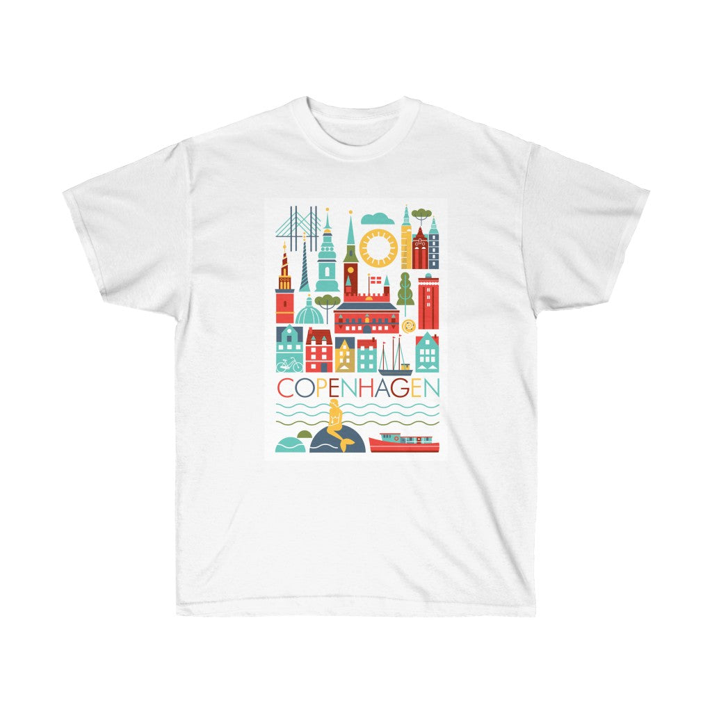 COPENHAGEN SCANDI Unisex-T-Shirt aus ultra-Baumwolle