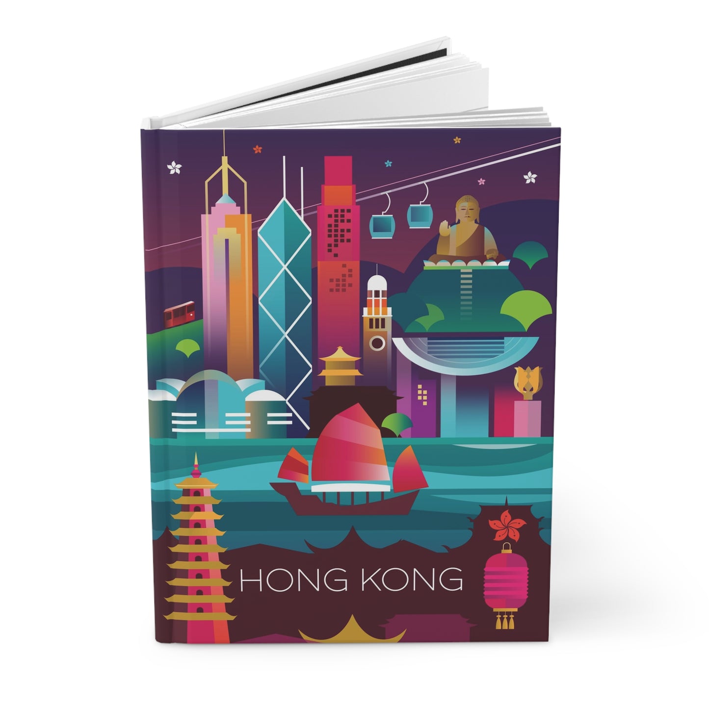 Hardcover-Tagebuch aus Hongkong