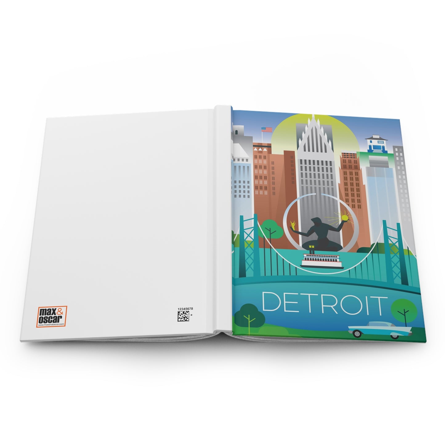 Detroit Hardcover-Tagebuch