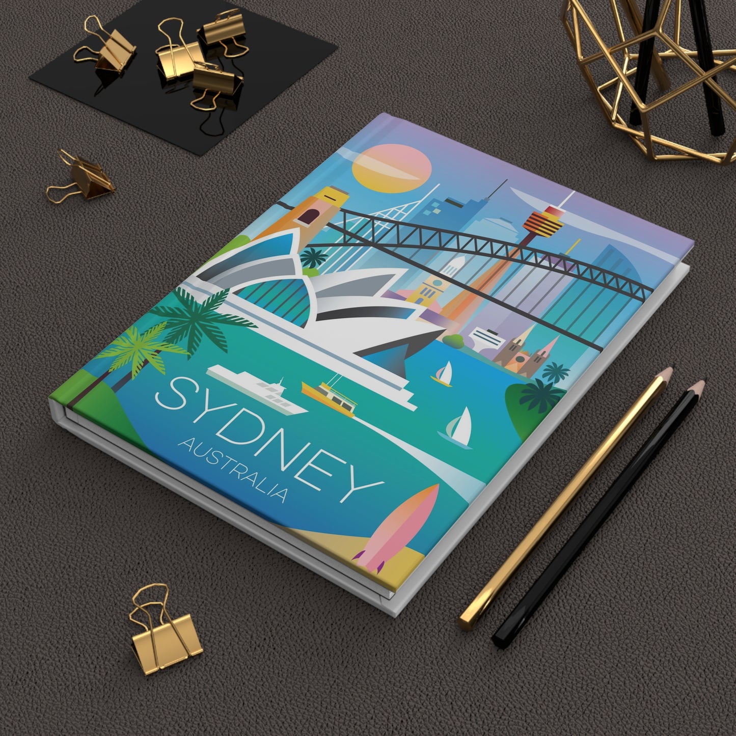 Sydney Hardcover-Tagebuch