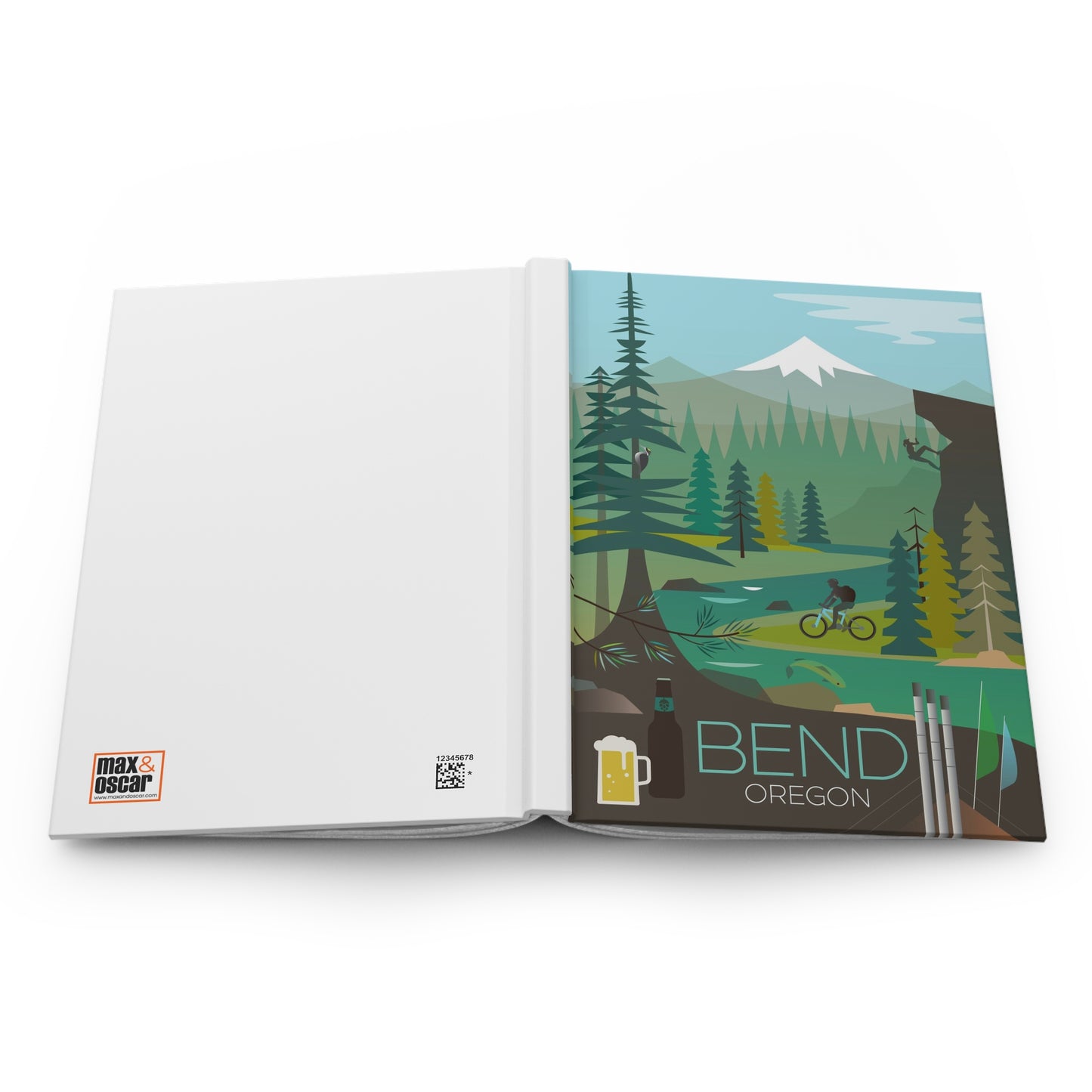 Bend Hardcover-Tagebuch