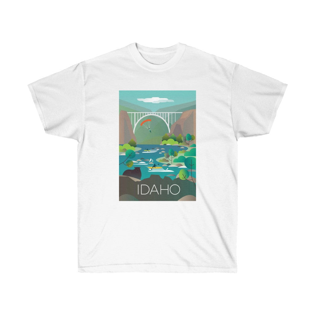 IDAHO Unisex-T-Shirt aus ultra-Baumwolle