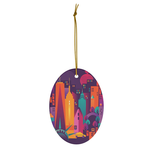 New York City Ceramic Ornament