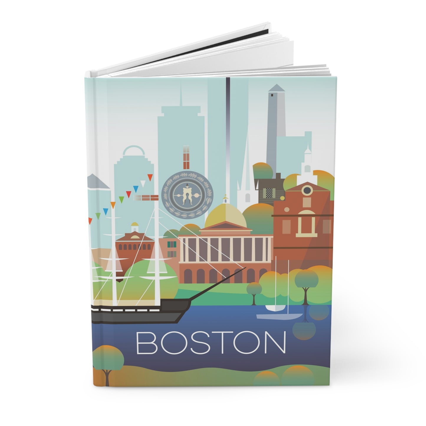 Boston Hardcover-Tagebuch