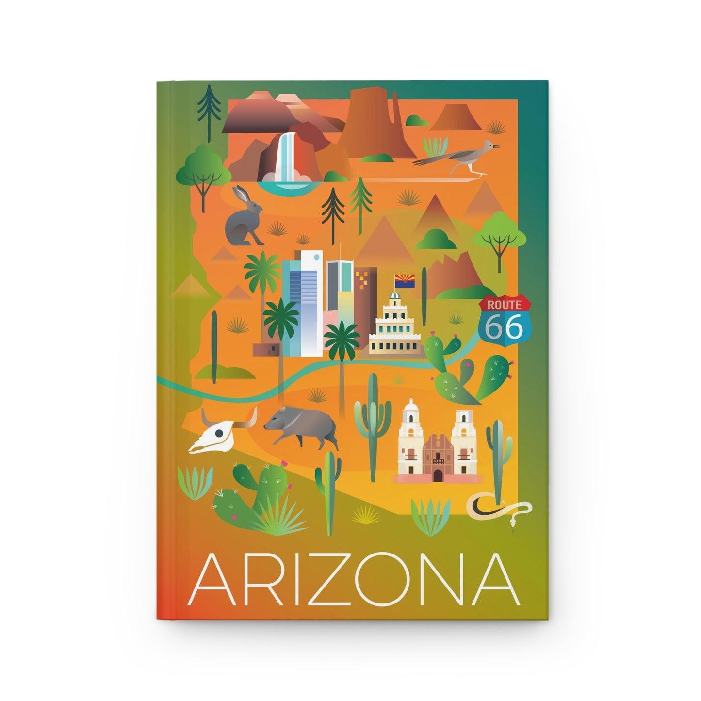 Arizona-Hardcover-Tagebuch