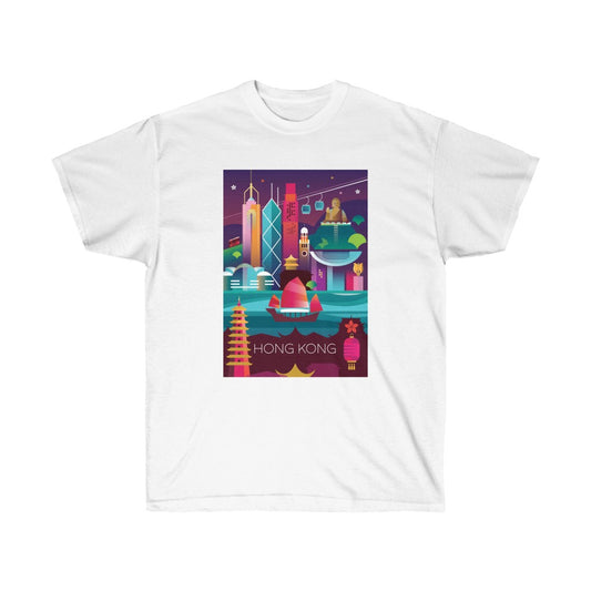 HONG KONG UNISEX ULTRA COTTON TEE