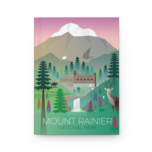 Mount Rainier National Park Hardcover Journal