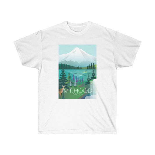 MT. HOOD UNISEX ULTRA COTTON TEE