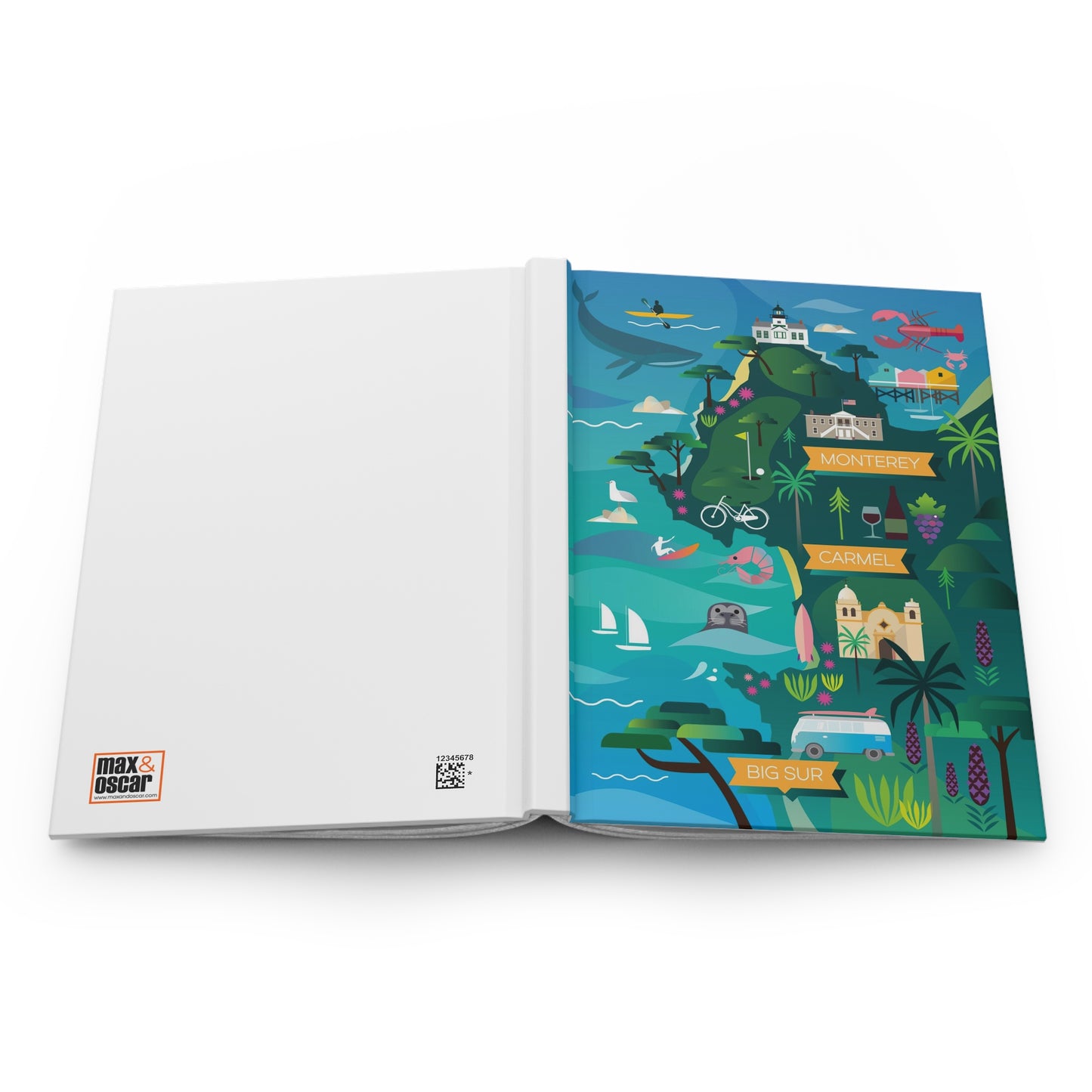 Monterey + Carmel Hardcover Journal