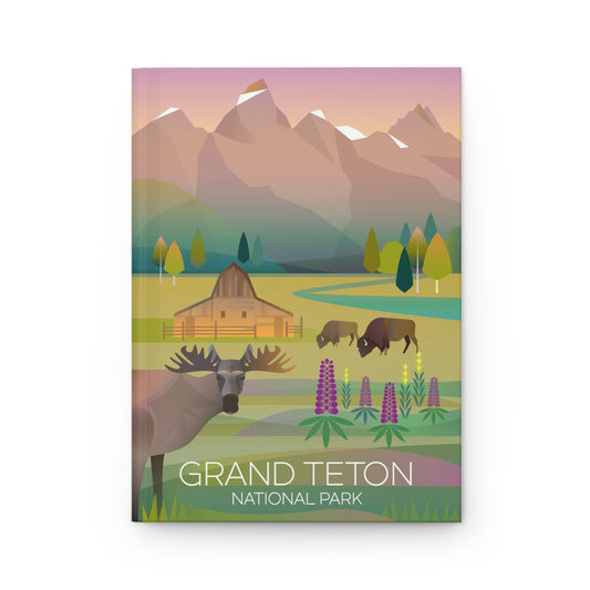 Parc national de Grand Teton Carnet cartonné