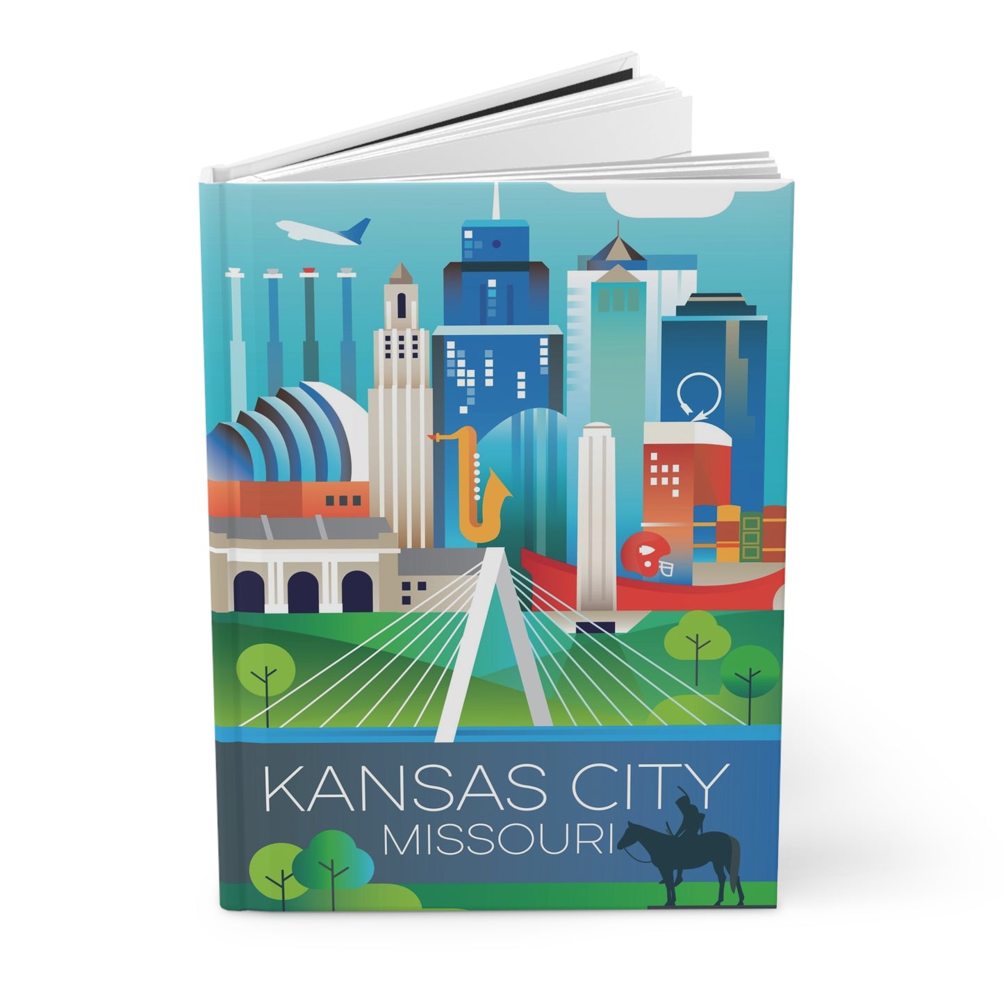 Kansas City Hardcover-Tagebuch