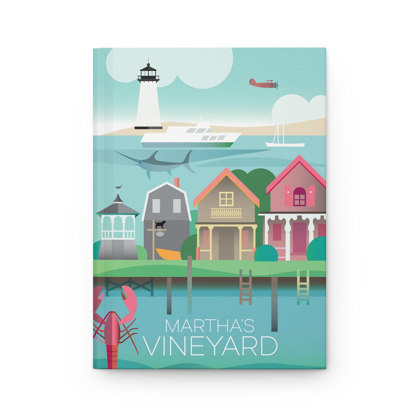 Martha's Vineyard Hardcover-Tagebuch
