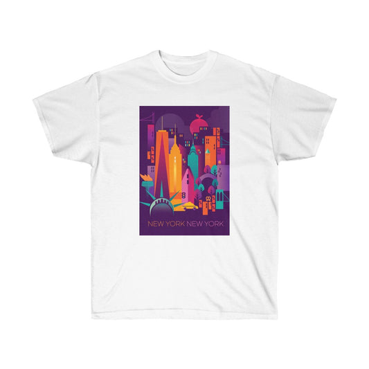 T-SHIRT NEW YORK UNISEXE ULTRA COTON 