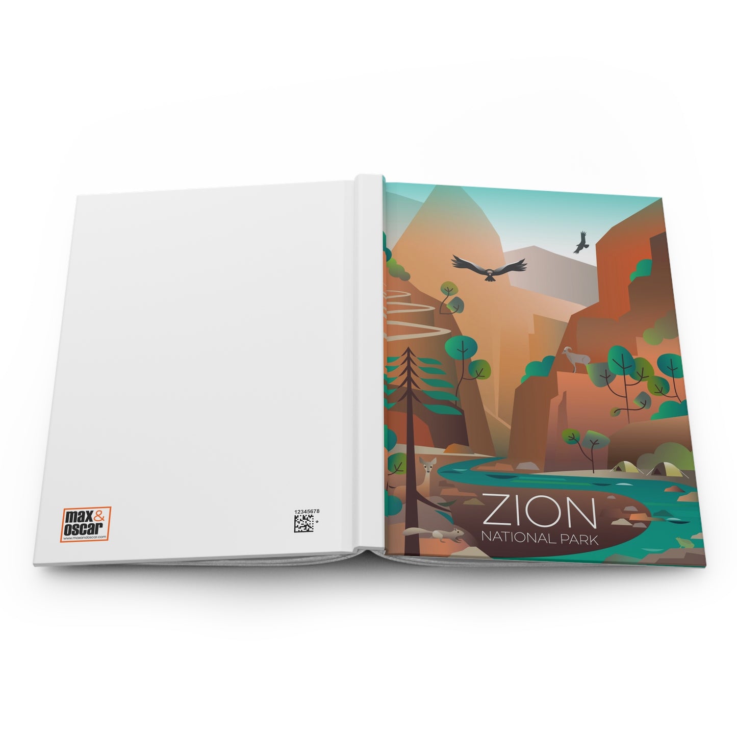 Zion-Nationalpark-Hardcover-Tagebuch