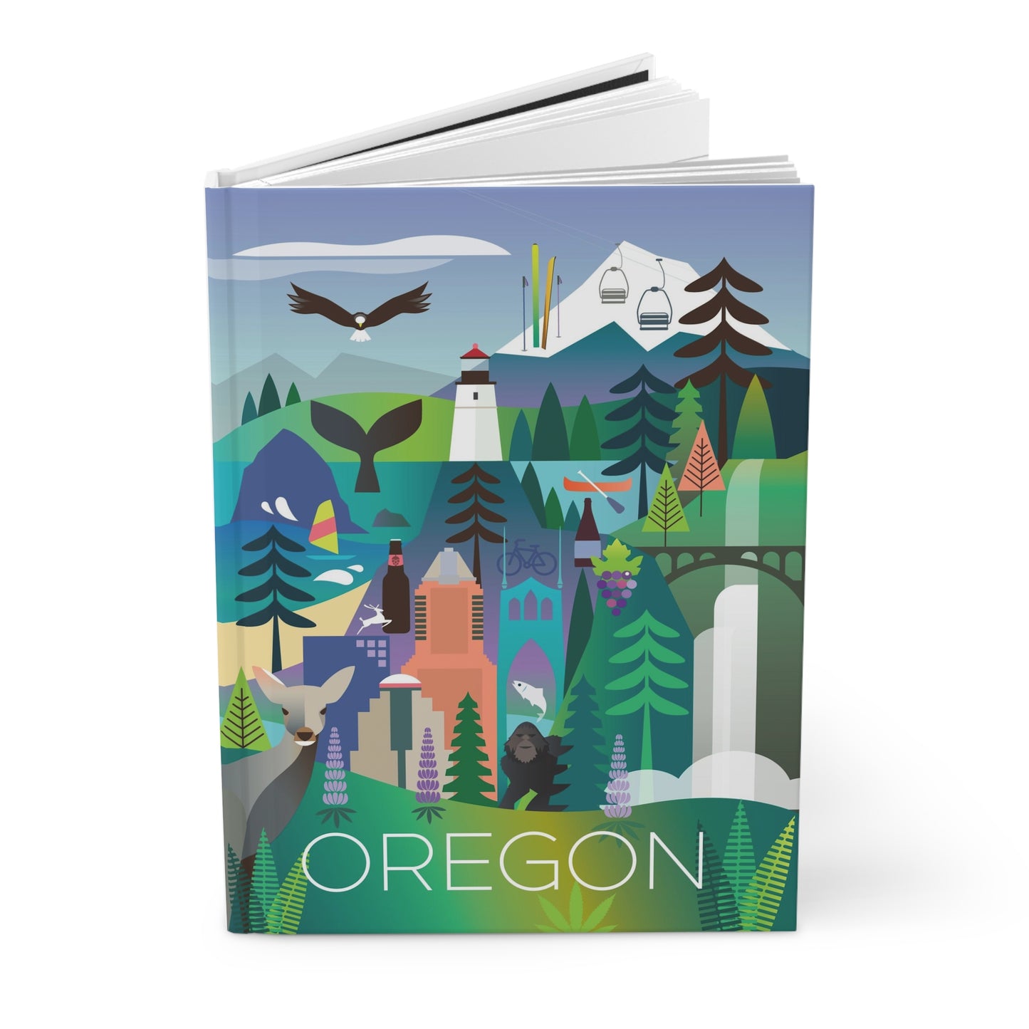 Oregon Hardcover-Tagebuch