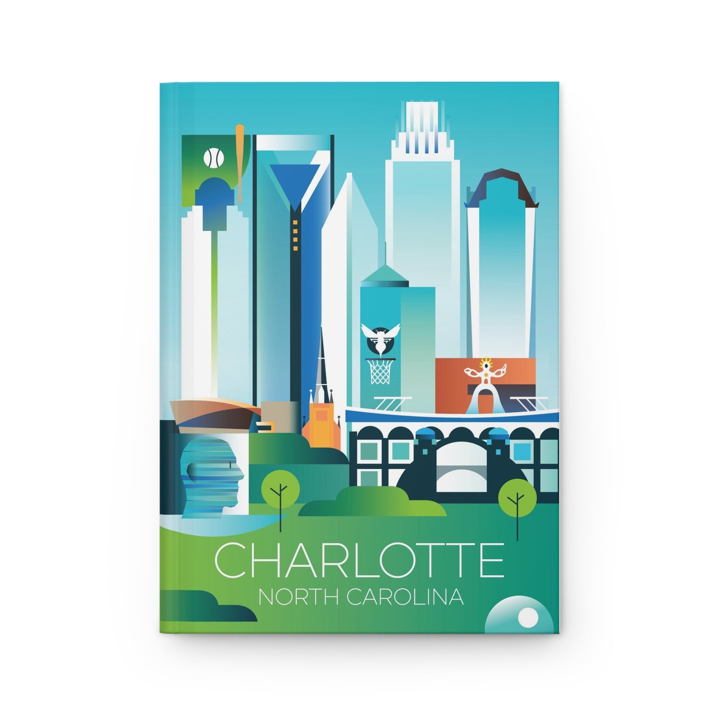 Charlotte Hardcover-Tagebuch