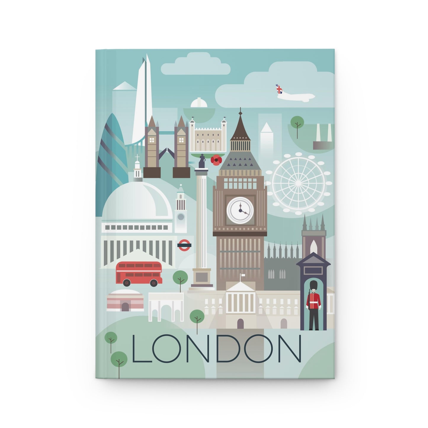 Londoner Hardcover-Tagebuch