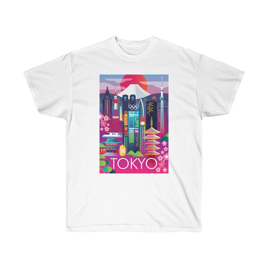 T-SHIRT TOKYO UNISEXE ULTRA COTON