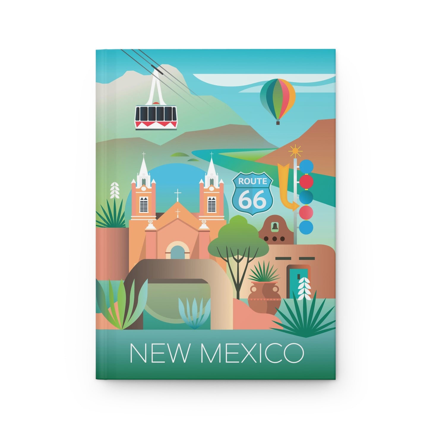 New Mexico Hardcover-Tagebuch