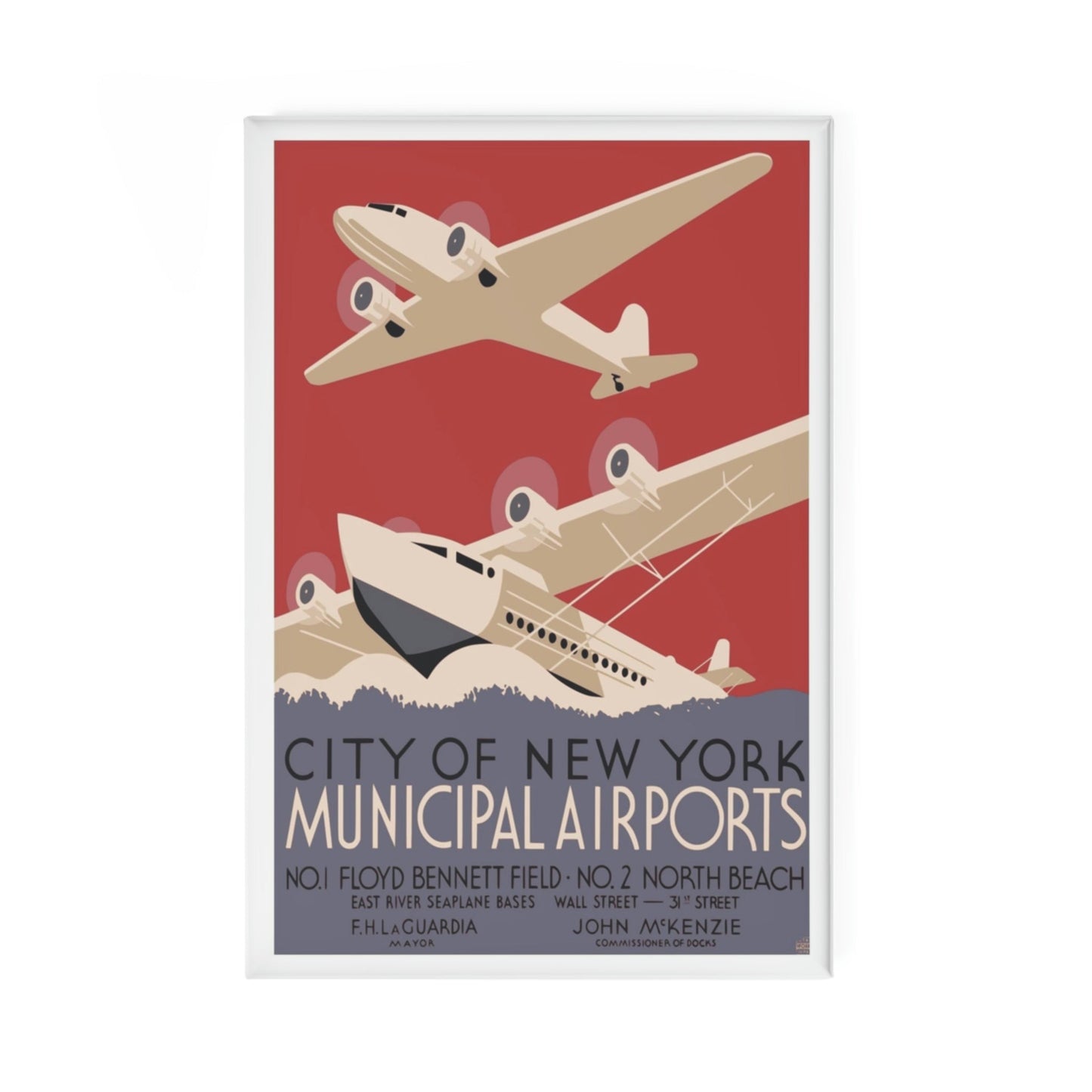 Magnet der städtischen Flughäfen der Stadt New York
