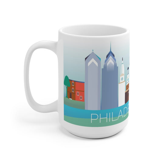 PHILADELPHIA 11 OZ ODER 15 OZ KERAMIKBECHER