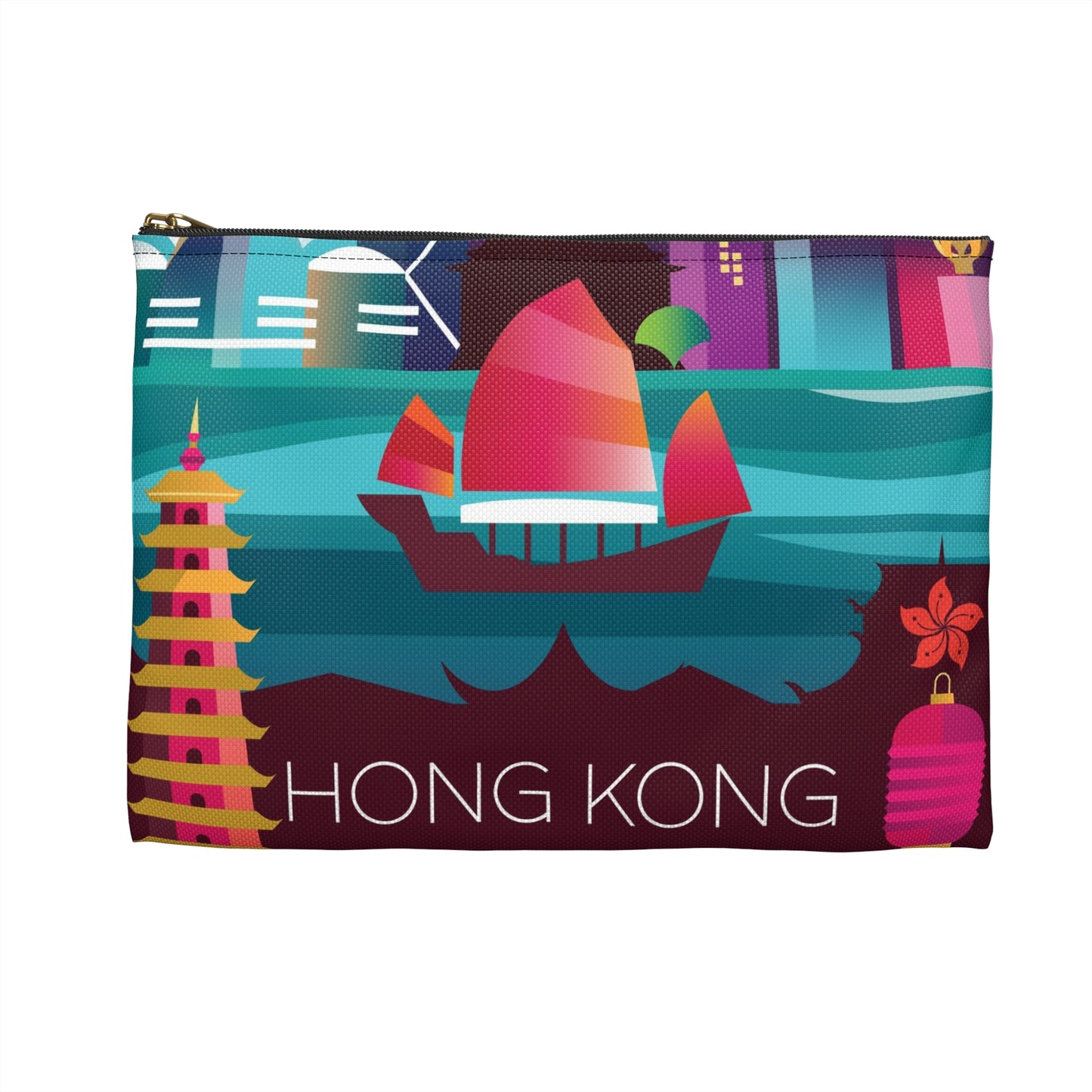 Pochette zippée Hong Kong