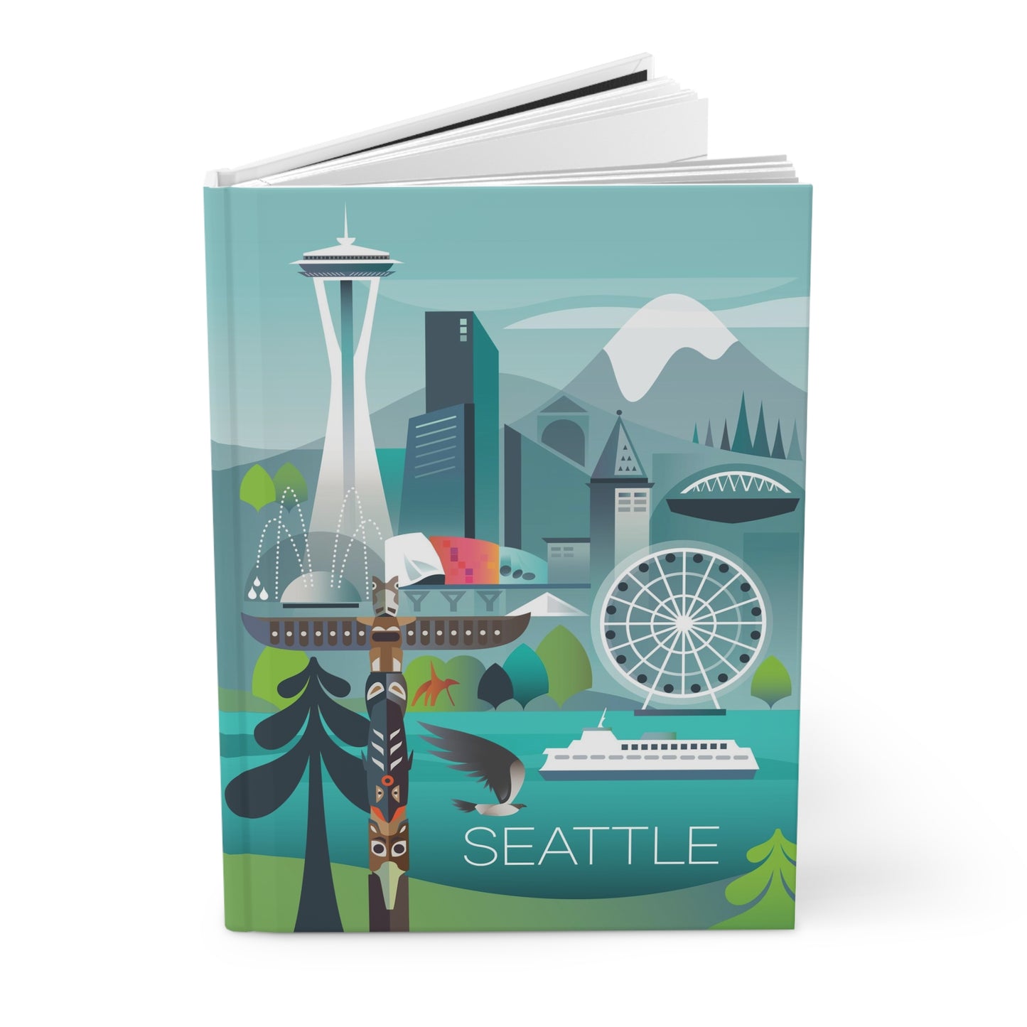 Seattle Hardcover-Tagebuch