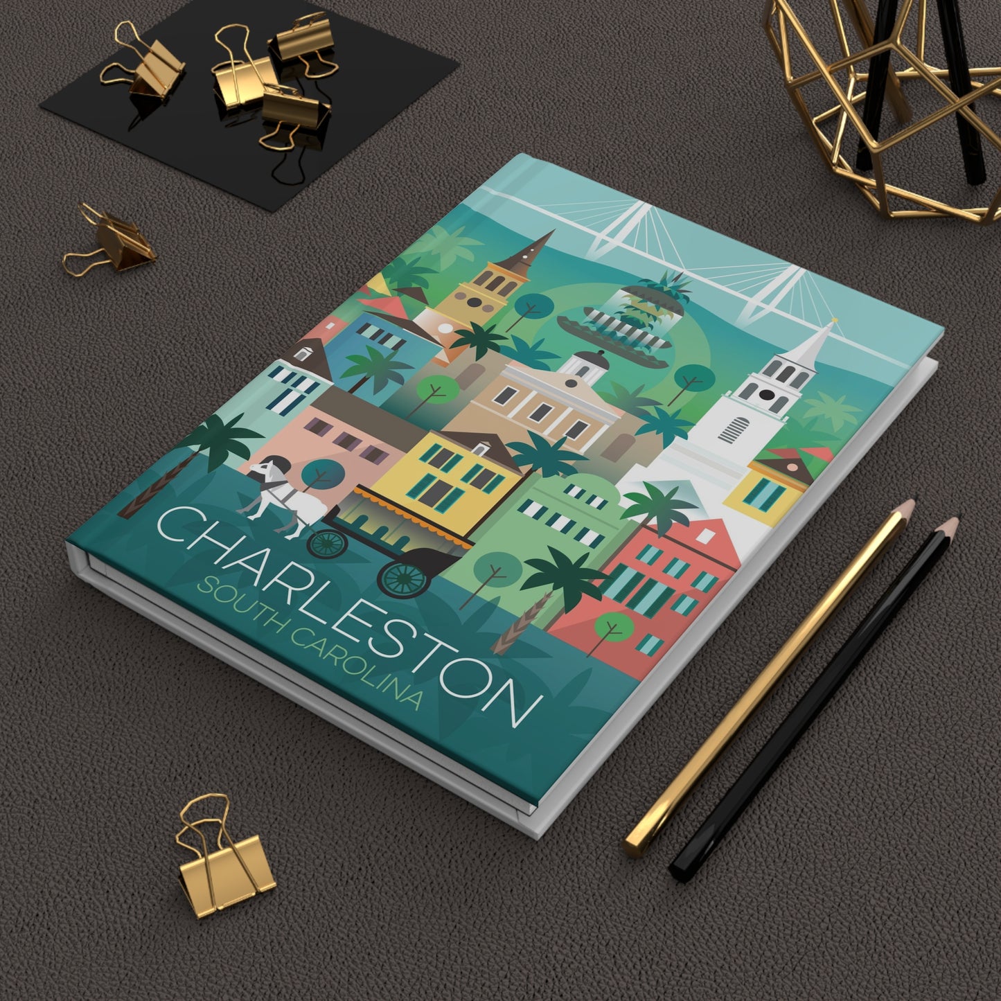 Charleston Hardcover-Tagebuch