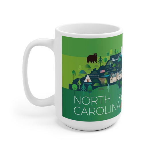 NORTH CAROLINA 11 OZ OR 15 OZ CERAMIC MUG