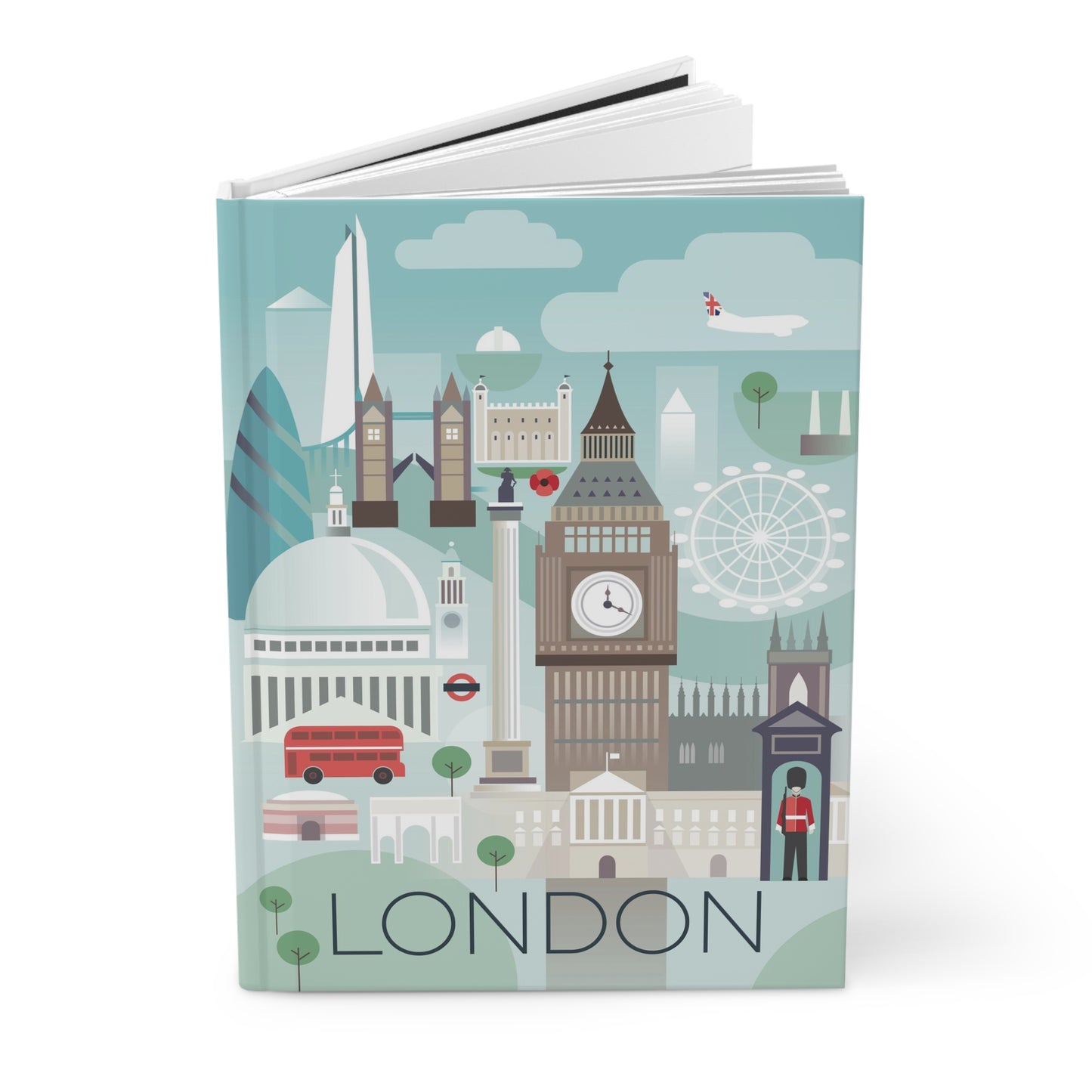 Londoner Hardcover-Tagebuch