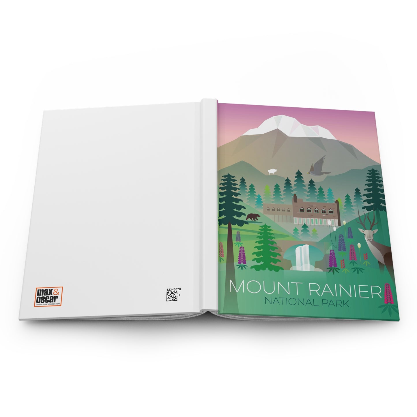 Mount Rainier National Park Hardcover Journal