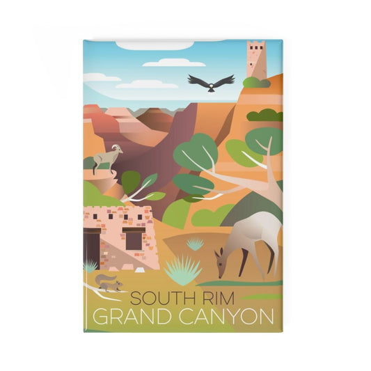 GRAND CANYON NATIONAL PARK, SOUTH RIM REFRIGERATOR MAGNET