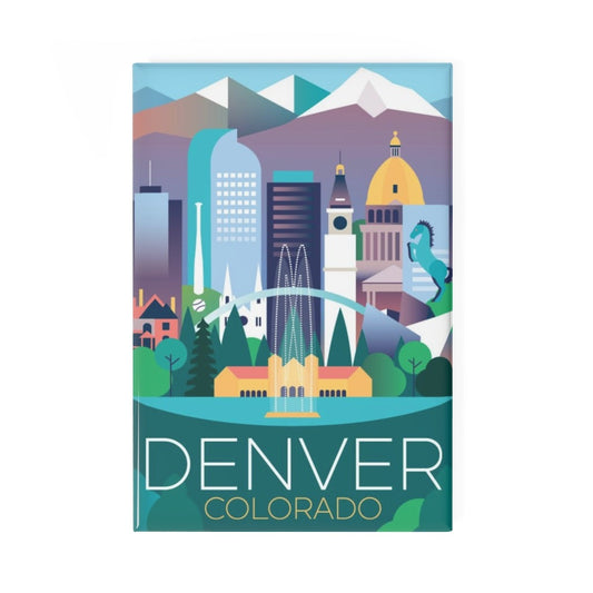 DENVER REFRIGERATOR MAGNET