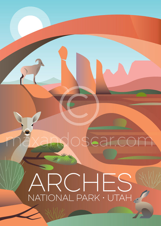 ARCHES NATIONAL PARK PRINT