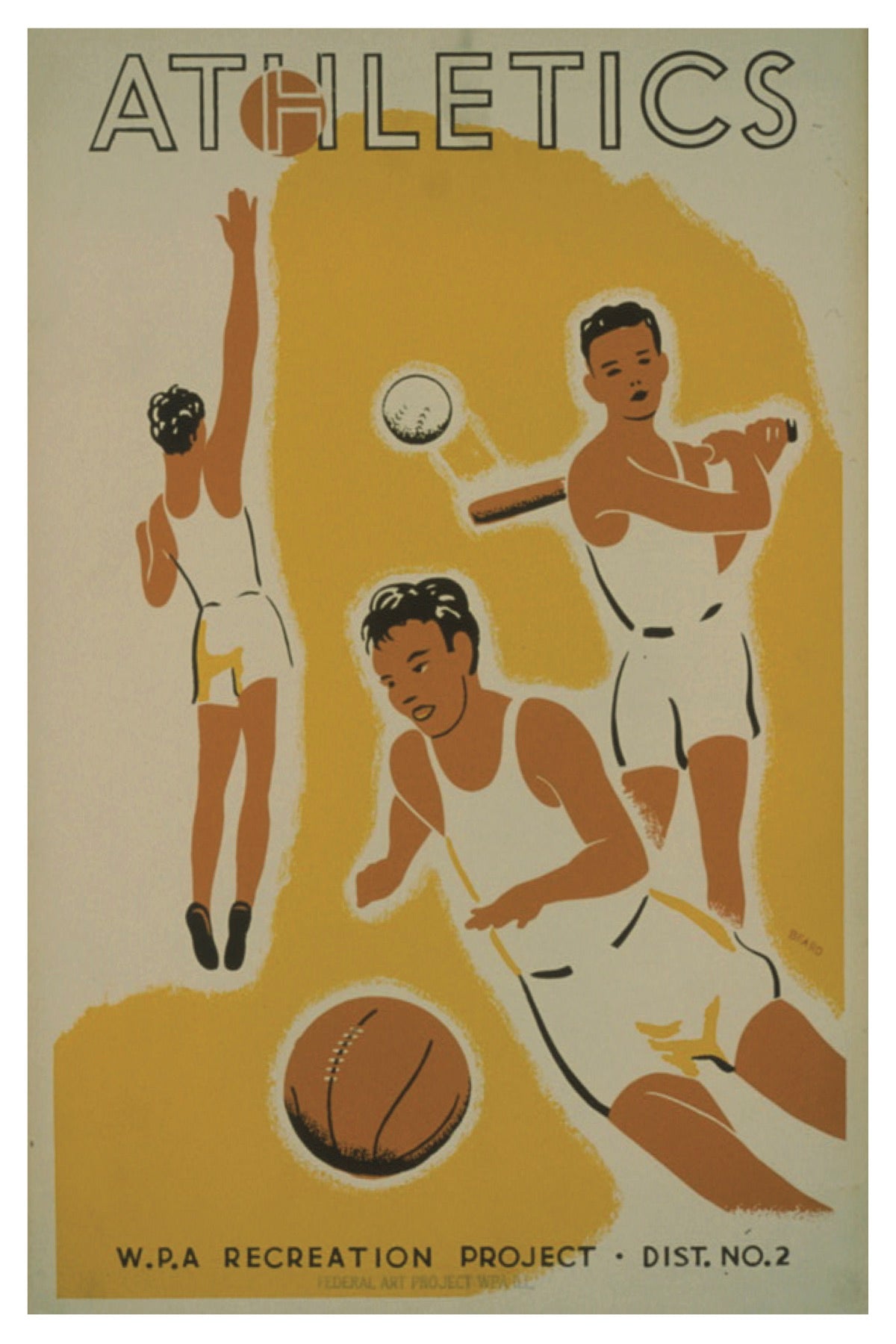 Leichtathletik-WPA-Postkarte