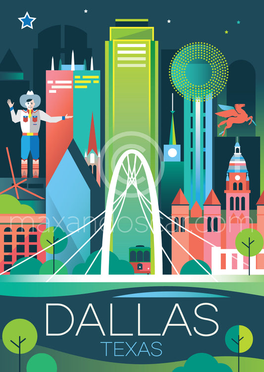 CARTE POSTALE DALLAS