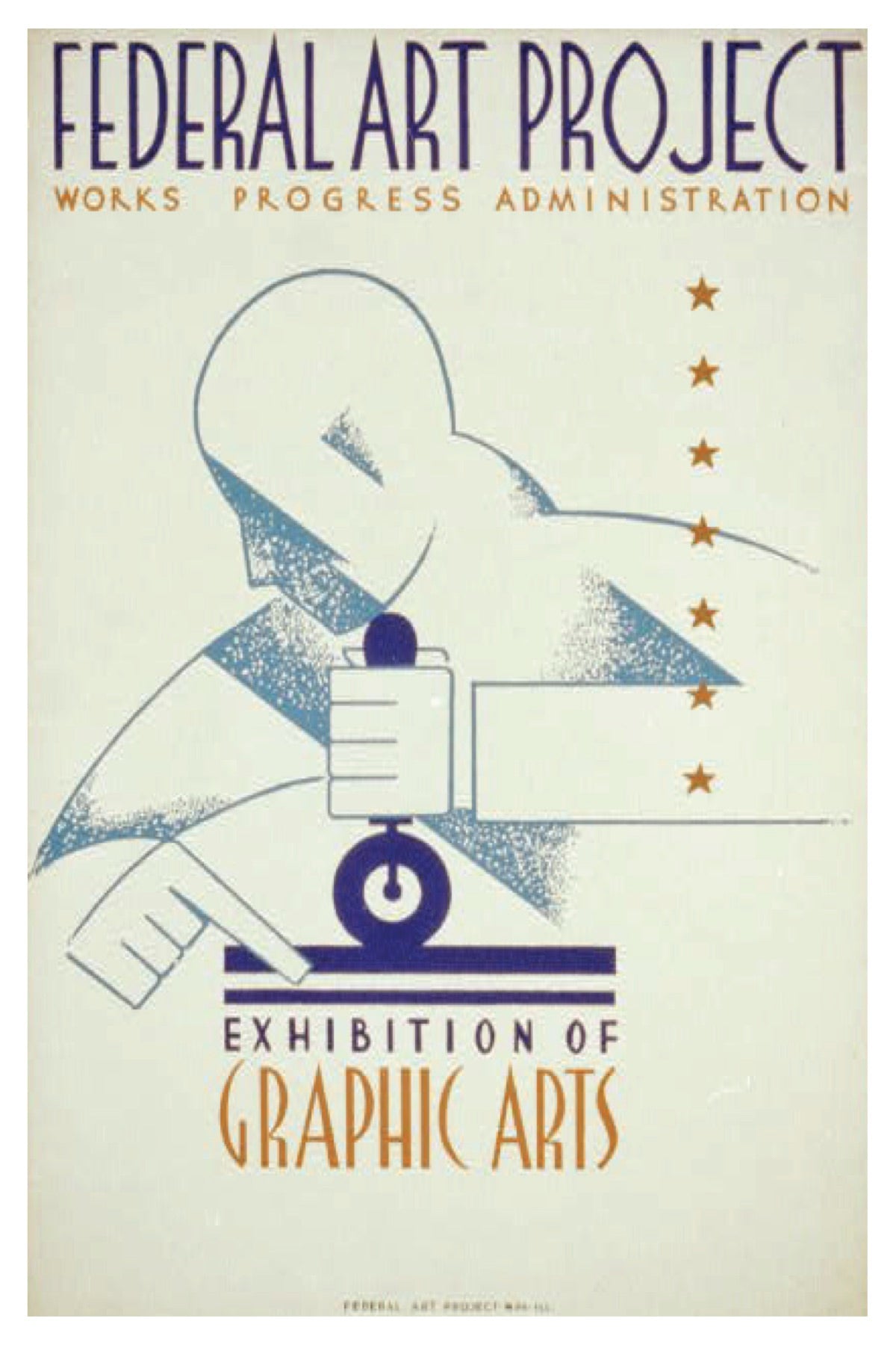 EXPOSITION D'ARTS GRAPHIQUES CARTE POSTALE WPA