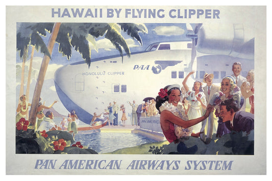 HAWAII PAN AM POSTKARTE