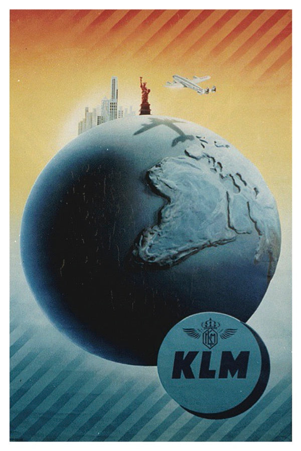 KLM POSTAL CARD