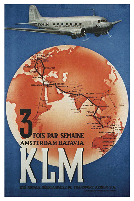 KLM-POSTKARTE