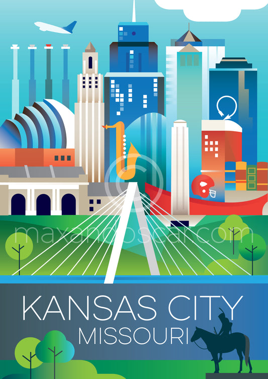 KANSAS CITY JIGSAW PUZZLE