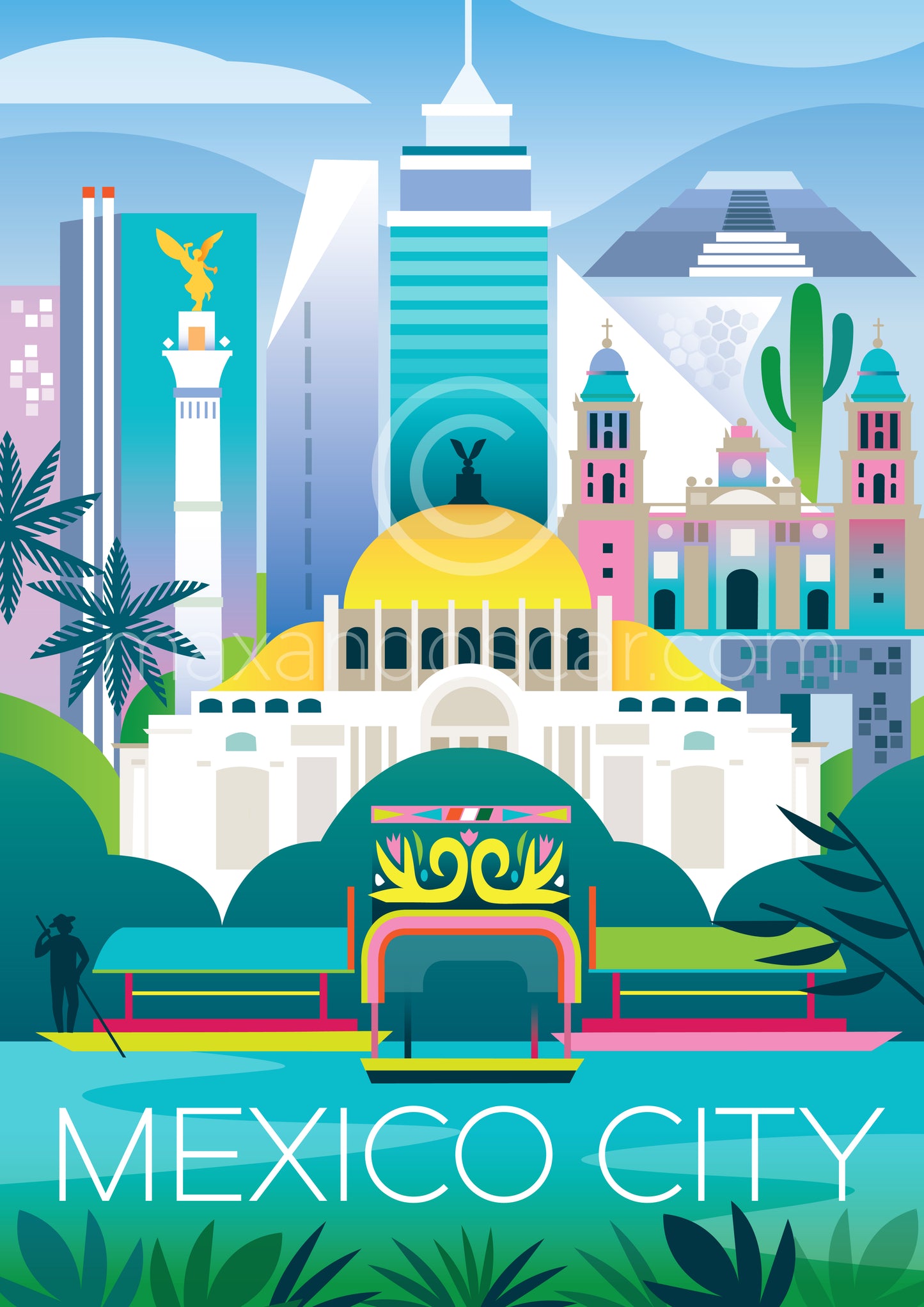 MEXICO CITY PRINT