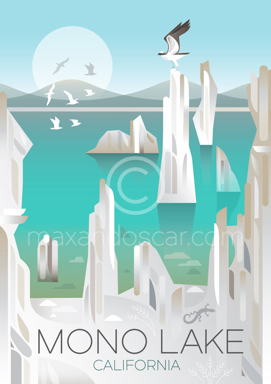 MONO LAKE POSTCARD