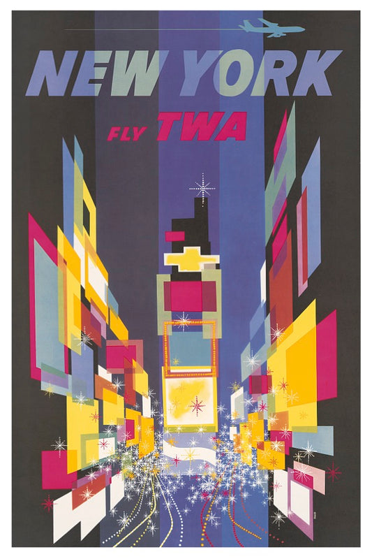 CARTE POSTALE TWA DE LA VILLE DE NEW YORK